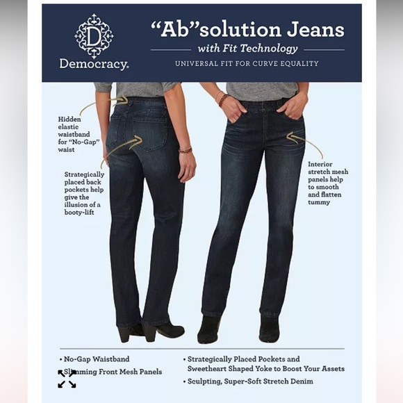 Democracy Tan/Brown Jeans - Picture 4 of 6